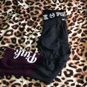 PINK VS leggings worn once